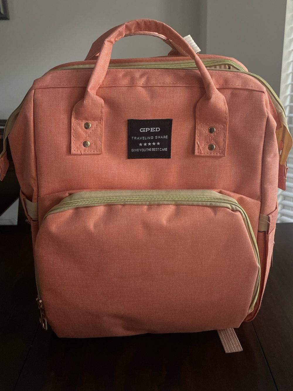 Kids Coral Pink Backpack Bag